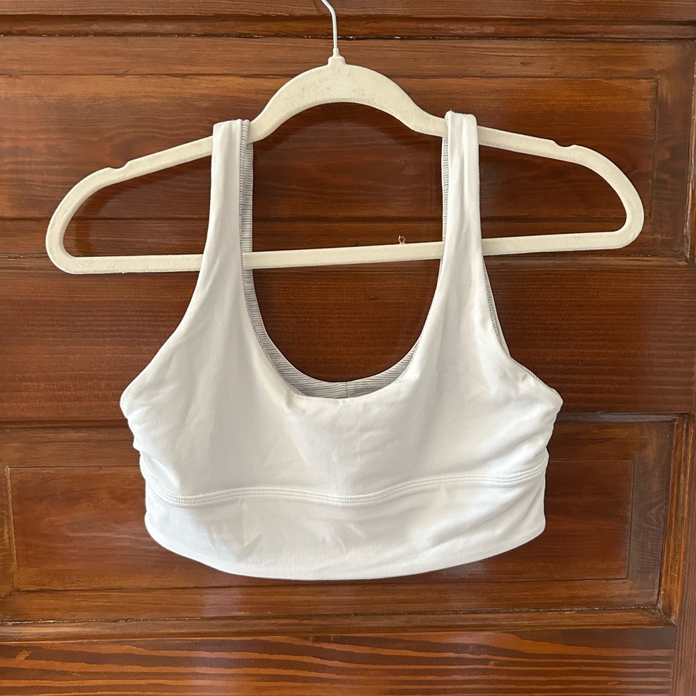 Lululemon Athletica REVERSIBLE* White Sports Bra